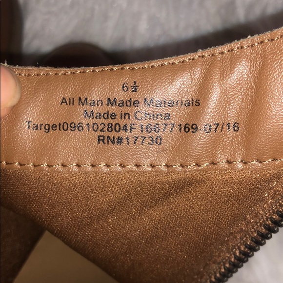 Brown double zipper booties - Picture 6 of 8